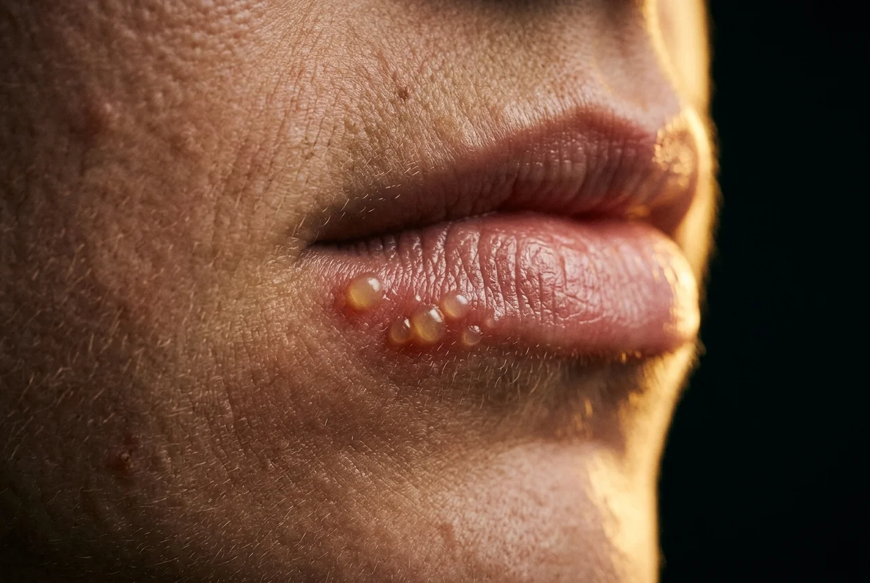 Herpes labial
